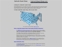 Tablet Screenshot of hydraulicrepairshops.com